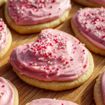 Pink Sugar Cookies