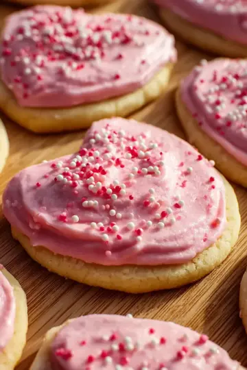 Pink Sugar Cookies