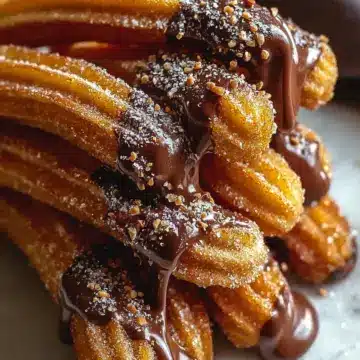 Chocolate Dipped Churros
