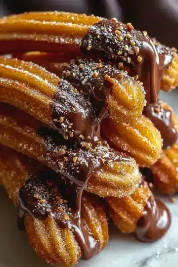 Chocolate Dipped Churros