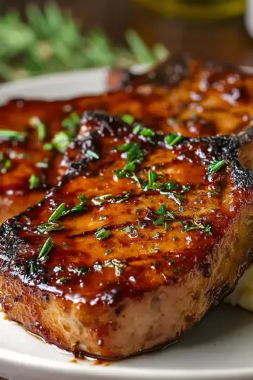 Perfect Honey Glazed Pork Chops