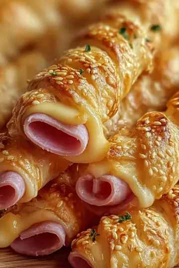 Irresistible Ham and Cheese Sticks
