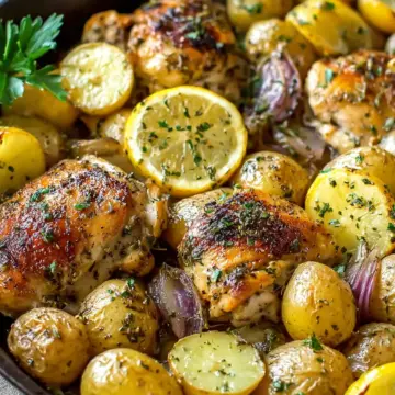 Zesty Lemon Herb Chicken & Potatoes