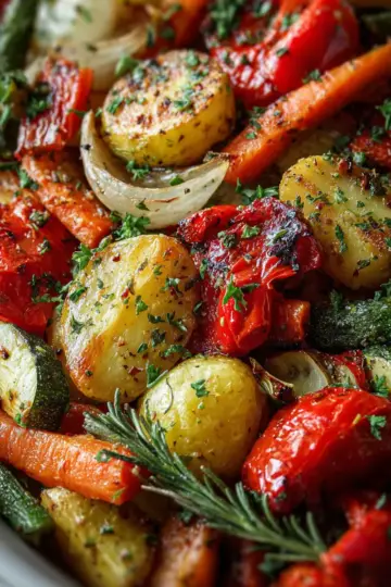Garlic Roasted Vegetables