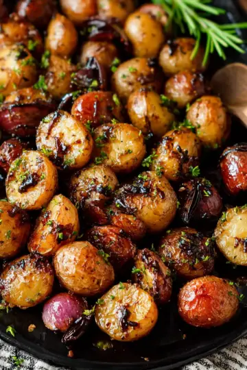 Honey Balsamic Roasted Baby Potatoes