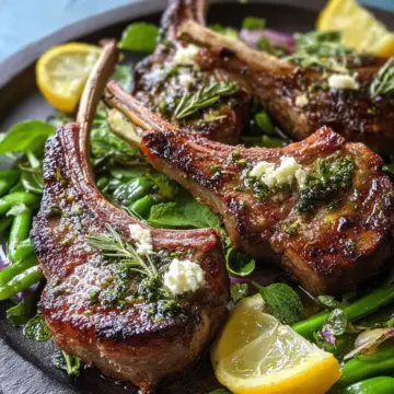 Savory Greek Lamb Chops with Lemon & Oregano Magic