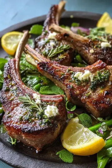 Savory Greek Lamb Chops with Lemon & Oregano Magic