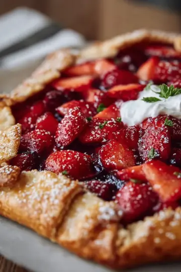 Strawberry Ricotta Galette