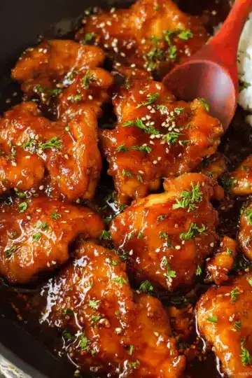 Sweet and Sour Boneless Chicken Thighs
