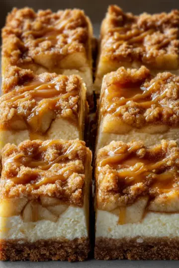 Apple Cheesecake Bars