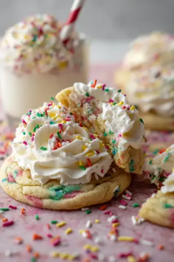 Funfetti Milkshake Cookies