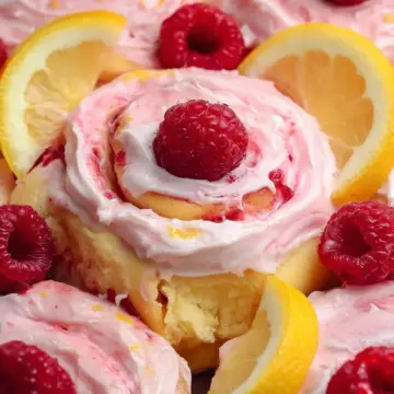 Lemon Raspberry Rolls