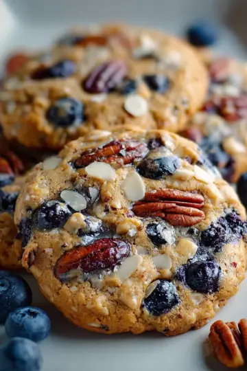 BLUEBERRY COCONUT PECAN COOKIES