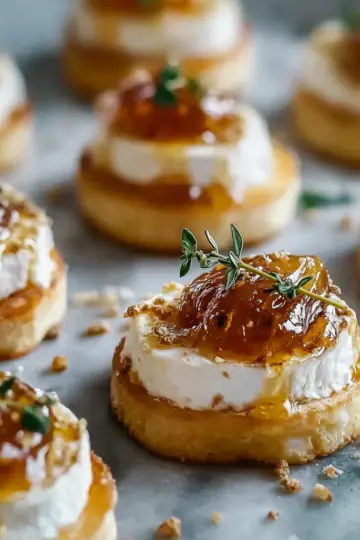 Goat Cheese and Honey Bites