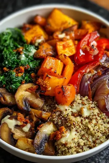 Easy Quinoa and Roasted Veggie Bowl Recipe