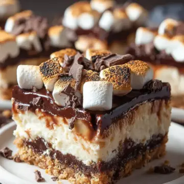 S’mores Cheesecake Bars