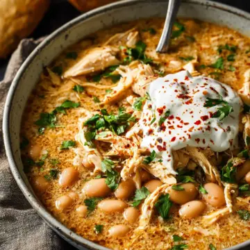 Crockpot White Chicken Chili