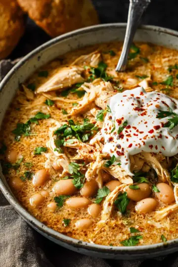 Crockpot White Chicken Chili
