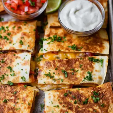 Sheet Pan Quesadillas