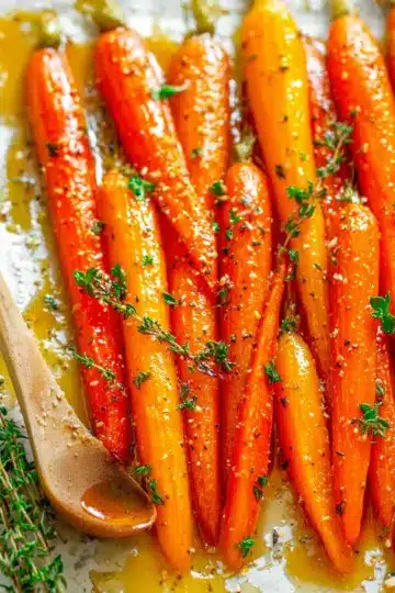 Honey Orange Roasted Carrots