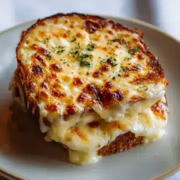 Gratinated croque