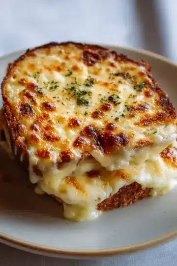 Gratinated croque