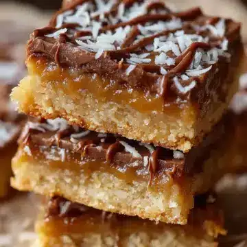Caramel Coconut Bars