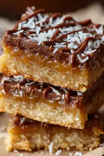 Caramel Coconut Bars