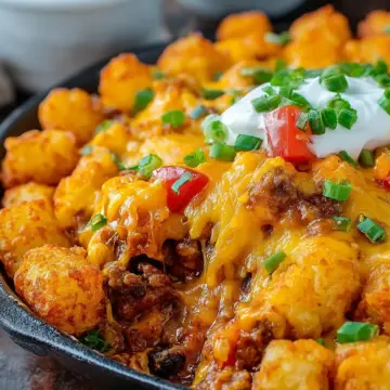 Mexican Tater Tot Casserole