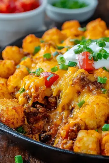 Mexican Tater Tot Casserole