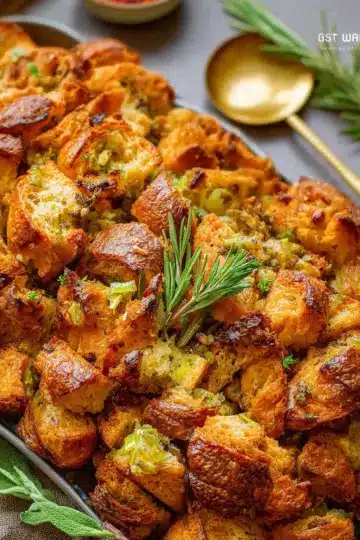 Buttery Herb Croissant Stuffing