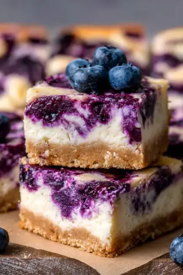 Blueberry Cheesecake Bars