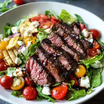Grilled Steak Salad with Balsamic Vinaigrette