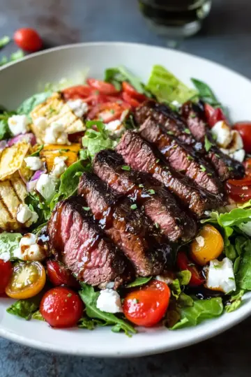 Grilled Steak Salad with Balsamic Vinaigrette
