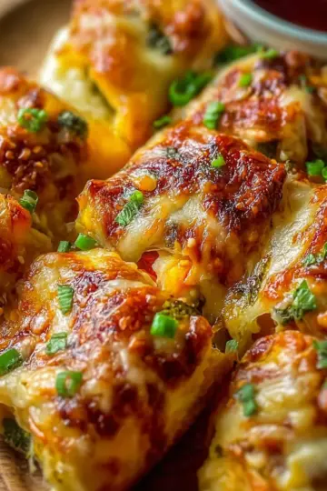 Cheesy Baked Vegetable Rolls