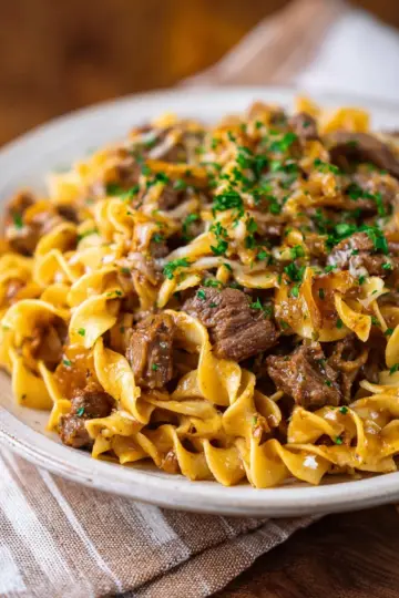 French Onion Beef & Noodles