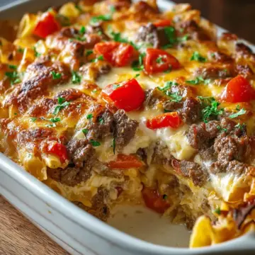 Delicious Philly Cheesesteak Casserole
