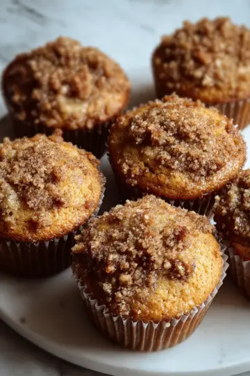Banana Coffee Cake Muffins