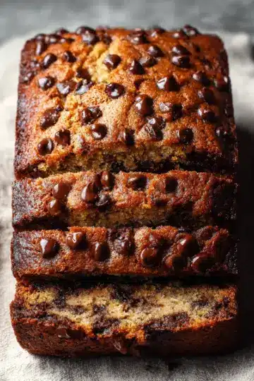 CHOCOLATE CHIP BANANA BREAD