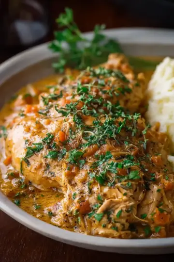 Crockpot French Market Chicken