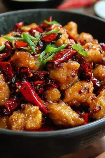 Quick and Crispy Szechuan Chicken