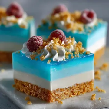 No-Bake Blue Raspberry Dream Bars That Look Stunning and Taste Amazing