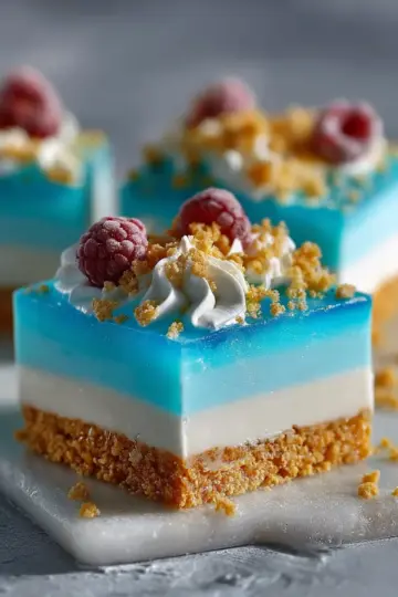 No-Bake Blue Raspberry Dream Bars That Look Stunning and Taste Amazing
