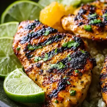 Zesty Margarita Chicken With Tequila Lime Marinade Delight