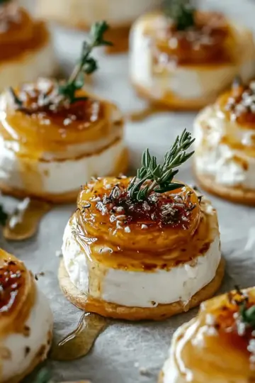 Goat Cheese and Honey Bites